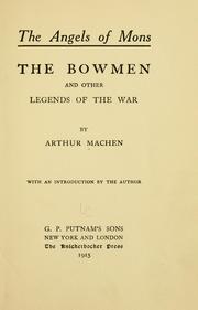 Cover of The angels of Mons