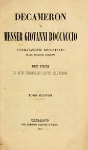 Cover of Decamerone
