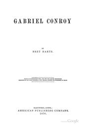 Cover of Gabriel Conroy