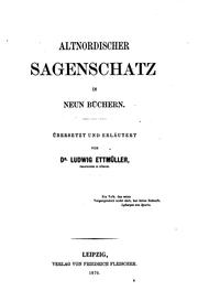 Cover of Altnordischer Sagenschatz in neun Büchern