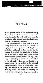 Cover of The lady's country companion