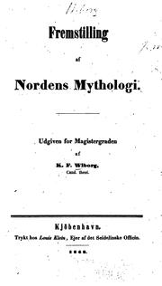 Cover of Fremstilling af nordens mythologi for dannede læsere
