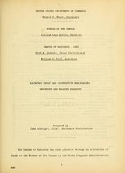 Cover of Census of business