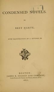Cover of Condensed novels