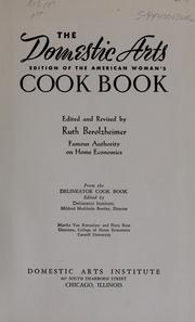 Cover of The American woman's cook book
