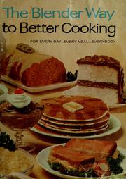 Cover of The blender way to better cooking