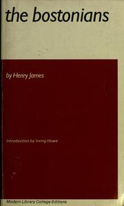Cover of The Bostonians