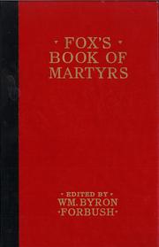 Cover of Fox's book of martyrs