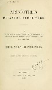 Cover of De anima