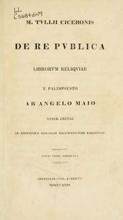 Cover of De republica