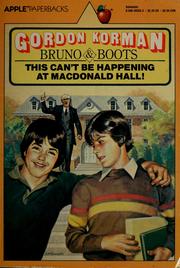 Cover of This can't be happening at Macdonald Hall!