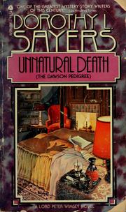 Cover of Unnatural Death