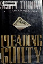Cover of Pleading guilty