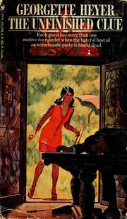 Cover of The Unfinished Clue