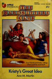 Cover of Kristy's Great Idea