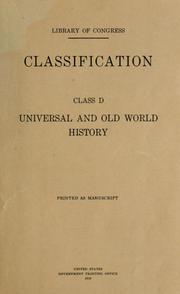 Cover of Classification