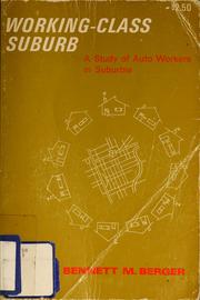 Cover of Working-class suburb