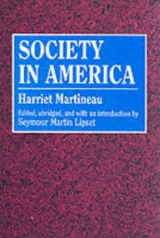 Cover of Society in America