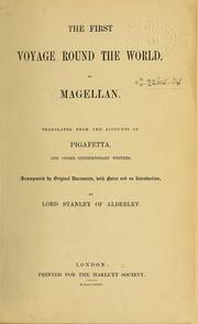 Cover of Relazione del primo viaggio intorno al mondo