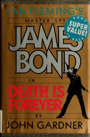 Cover of James Bond in John Gardner's death is forever