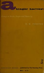 Cover of Abinger harvest