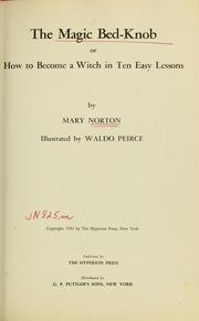 Cover of The Magic Bed-Knob (Bedknobs and Broomsticks #1)