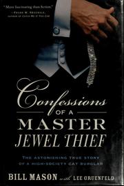 Cover of Confessions of a master jewel thief