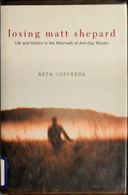 Cover of Losing Matt Shepard