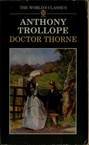 Cover of Doctor Thorne