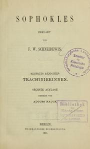 Cover of Sophokles