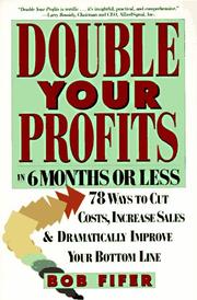 Cover of Doublez vos profits