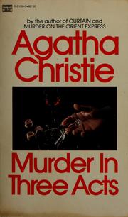 Cover of Murder in Three Acts