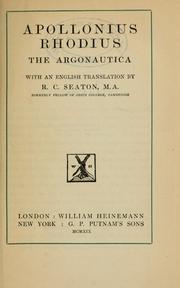 Cover of Apollonius Rhodius