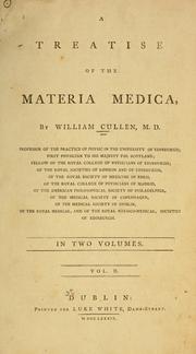 Cover of A treatise of the materia medica