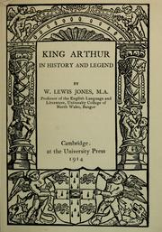 Cover of King Arthur in history and legend