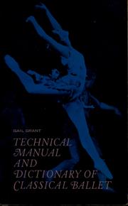 Cover of Technical Manual and Dictionary of Classical Ballet