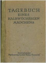 Cover of Tagebuch eines halbwüchsigen Mädchens