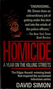 Cover of Homicide