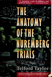 Cover of Anatomy of the Nuremberg Trials