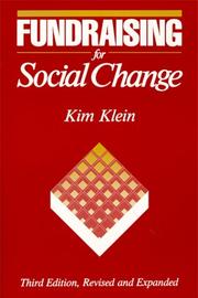 Cover of Fundraising for social change