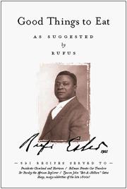 Cover of Good Things to Eat as Suggested by Rufus
