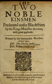 Cover of The Two Noble Kinsmen