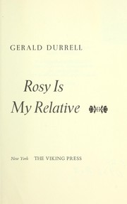 Cover of Rosy is My Relative
