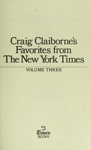 Cover of Craig Claiborne's Favorites From The New York Times
