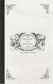 Cover of Mystery of a Handsom Cab