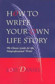 Cover of How to write your own life story