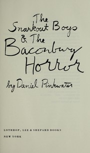 Cover of The Snarkout Boys and the Baconburg Horror