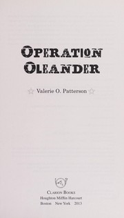 Cover of Operation Oleander