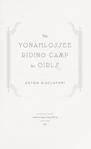 Cover of The Yonahlossee Riding Camp for Girls