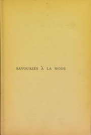 Cover of Savouries a   la mode